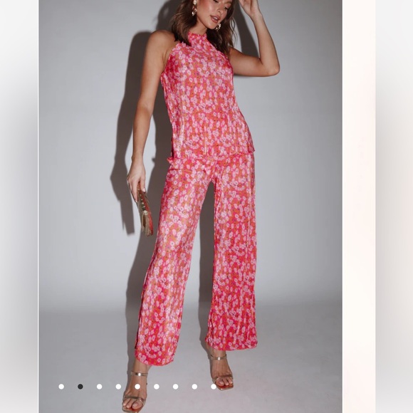 Lulu Plisse Pant Hot Pink - Petal and Pup - Picture 2 of 16